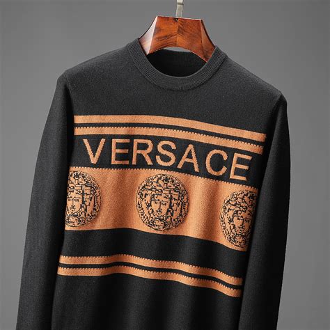 replica versace sweater|Versace sweater authentic.